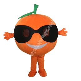 Hot Sales Big Orange Mascot Costumes Cartoon theme fancy dress High School mascot Ad Apparel