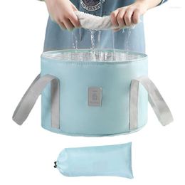 Bath Accessory Set Insulation Foot Soaking Bag Foldable Water Bucket For Travel Camping Pedicure SPA Washing Container