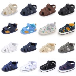 First Walkers Summer 018Months Kids born Baby Boys Girls Fashion Soft Crib Shoes Walker Anti Slip Sandals Sole 230322