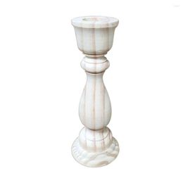 Candle Holders Dining Room Handmade El Wedding Desktop Retro Party Supplies Coffee Table Home Decor Centerpiece Wood Candlestick Holder