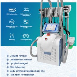 Professional Portable 7 in 1 40k Ultrasonic Slimming Ultrasound 360° Cryolipolysis Fat Freeze Machine plantations Fat Burning Lipo Massage machine