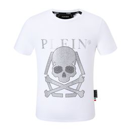 PLEIN BEAR T SHIRT Mens Designer Tshirts Brand Clothing Rhinestone PP Skull Men T-SHIRT ROUND NECK SS SKULL AND PLEIN WITH CRYSTALS Hip Hop Tshirt Top Tees 161212