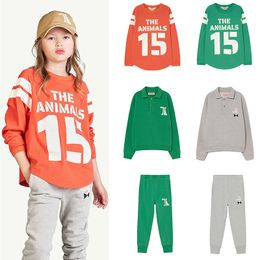 Clothing Sets SpringSummer TAO Series Candy Sweatshirt Pants Set Letter Print Long Sleeve Tshirt Kids Clothes Toddler Girl 230322