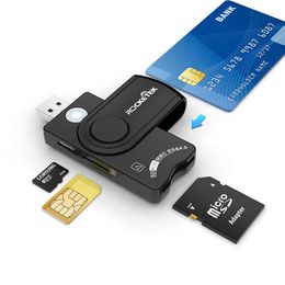 Rocketek/USB3. 0 tax declaration IC smart card reader SD / TF / SIM multi-function card reader