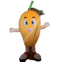 Hot Sales Cute Mango Mascot Costumes Cartoon theme fancy dress High School mascot Ad Apparel