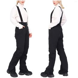 Women's Pants Women Ski Outdoor Sports High Quality Suspenders Trousers Men Windproof Waterproof Warm Winter Snow Snowboarding