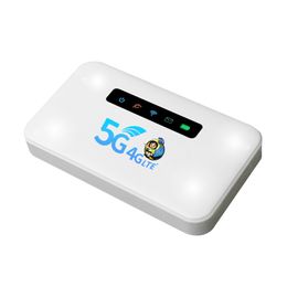 5G Wi-Fi portátil 5G WiFi Router sem fio Pocket Pocket WiFi Mobile Hotspot embutido 2600mAh para o roteador de wifi de carro