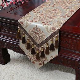 Table Runner High Quality Table Runner Dining Coffee Table Decoration Print Table Cover Modern Luxury Home Table Runners With Tassels 230322