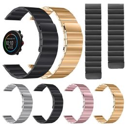 Watch Bands Metal Band For Polar Vantage M2 M/IGNITE 2 Strap Watchband Grit X/Unite Magnetic Stainless Steel Bracelet 20mm 22mm