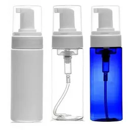 Quality 200ml Foaming Plastic Pump Bottle Soap Foam Dispenser-Refillable Portable Empty Hand Suds Dispenser Travel Mini Size