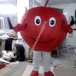 New Red Apple Mascot Costume Top Cartoon Anime theme character Carnival Unisex Adults Size Christmas Birthday Party Outdoor Outfit Suit