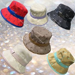 Desigenr Leather Patch Fisherman Hats Casquette Mens Womens Bucket Hat Luxury Wide Brim Caps