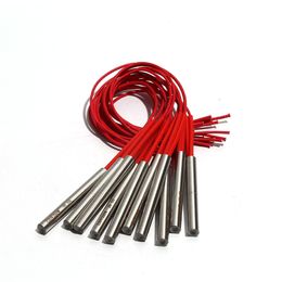 110V Single End Mould Heating Element 3D Printers Parts Cartridge Heater 201 Stainless Steel 10x25mm-35mm Power 60-80W 10pcs/lot