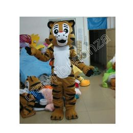 Adult Tiger Mascot Costumes Cartoon Character Outfit Suit Xmas Outdoor Party Outfit Adult Size Promotional Advertising Clothings