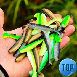 New Shad Fishing Lure Soft Lure 55mm 65mm 70mm Wobblers Odour Attractant Carp Silicone Bait Pike Bass Artificial Bait