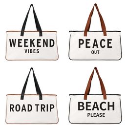Beach Bag designer bags Cotton Hemp Sail Bag Large Capacity Tote Bag Sail Bag Handbag 230318