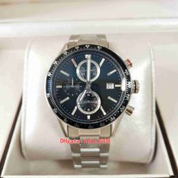 Excellent men watches CV201AJ.BA0727 41mm Stainless Steel Ceramic Bezel LumiNova Sapphire Back transparent Automatic mechanical mens watch wristwatches