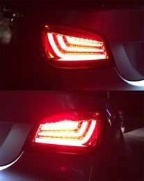 Auto Accessories Tail Light For BMW E60 520I 523I 525I 530I 2003-2010 taillights Rear Lamp LED Turn Signal Reversing Brake Fog Lig225W