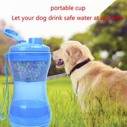 Dog Car Seat Covers Water Bottle For Walking 11oz Pet Dispenser Container Portable 9.5oz Food Bowl Small Feeder Easy To Use