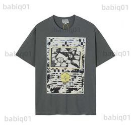 Men's T-Shirts NEW Batik Grey Geometric Pattern Cav Empt T Shirt Men Women Best Quality Oversized CAVEMPT C.E T-shirt Tee Tops T230321