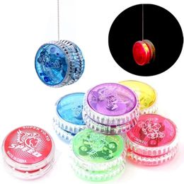 LED Luminous High Speed Yo-Yo Party Favor Kids Interesting Plastic Ball Colorful Flash Toys Children Favorite Childhood Game Gift