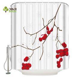 Shower Curtains DEARHOUSE Curtain Grey Gift Box Christams Decor Bathroom Home Decoration