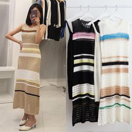 Casual Dresses Summer Department Of Korean Temperament Hepburn Trade Fairy Lady Small Fragrant Gentle Wind Dress Bottom Sling