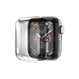 case for apple watch iwatch series 7 38mm 40mm new iwatch 7 41mm 45mm all round protective case tpu hd clear ultrathin cover