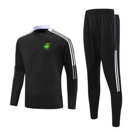 Jamaica adult leisure tracksuit outdoor Training jacket kit track Suits Kids Running Half zipper long sleeve Sets