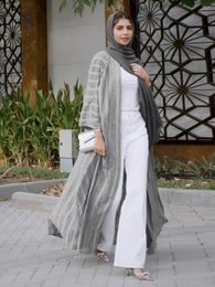 Ethnic Clothing Spring Morocco Abaya Muslim Dress Women India Dubai Arabic Abaya Print Turkey Eid Vestidos Kaftan Gown Robe Musulman Long Dress 230322