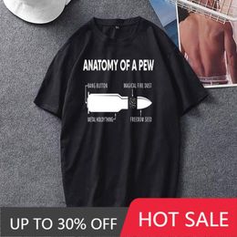 Men's T Shirts Anatomy Of A Pew Funny Gift Unisex Super Soft 2023 Fashion Size Shirt Tops & Tees