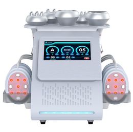 Powerful Ultrasonic slimming 80K Cavitation Face Lift Fat Burn Vacuum RF Slimming Massage Machine 6 in 1 EMS Pads 80K Cavitation Machine