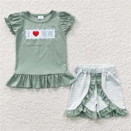 Tshirts Fashion Baby Girls Cartoon Print Cute Long Sleeve Dress Wholesale Boutique Children Clothing RTS Skirt 230322
