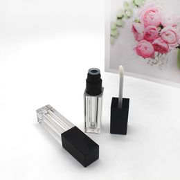 100 st 5 ml akryl läppglansrör mini diy lipgloss rör flaskbehållare makeup återfyllningsbara flaskor skönhetsverktyg