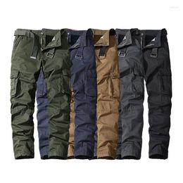 Men's Pants Cargo Men Military Casual Outdoor Multi-Pockets Tactical Clothing Baggy Work Wear Sportswear Male Overalls Trousers