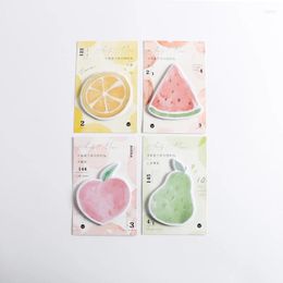 Sheets/pad Fruits Basket Memo Pad Sticker Bookmark Sticky Note School Office Supply To Do List