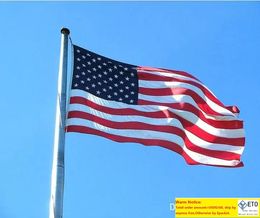American US USA National Flags Celebration Parade Flag DHL Fedex