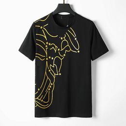 Maglietta designer estivo maschile uomo casual tees da donna con lettere stampa maniche corte vendere uomini di lusso abiti hip hop dimensioni asiatiche.s-3xl