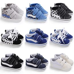First Walkers Baby Shower Shoes Boys And Girls Canvas Cotton Soles Durable Casual Toddler Suitable For Children 230322