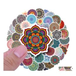 Car Stickers 60Pcs Mixed Skateboard Flower Pattern For Laptop Pad Bicycle Motorcycle Helmet Ps4 Phone Diy Decals Pvc Guitar Sticker Dhjxr