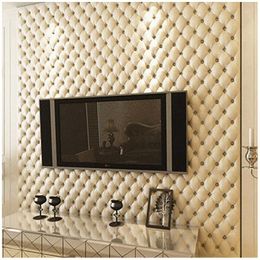 Wallpapers 9.5m 0.53m Luxury European 3D Wallpaper TV Background Wall Bedroom Living Room Non-self-adhesive