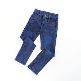 Jeans IENENS Autumn Boy's Jeans Clothes Kids Cowboy Pants Children Casual Denim Clothing Bottoms Trousers Baby Boy Casual Stretch Jean 230322