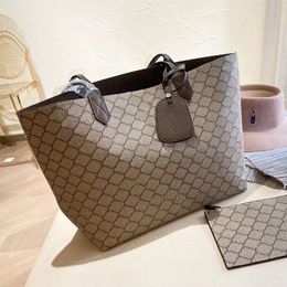 Lüks çantalar tasarımcı çanta tote çanta kadın omuz çantaları alışveriş çantası yüksek kaliteli moda çift mektup klasik crossbody çanta büyük kapasiteli lüks el çantası