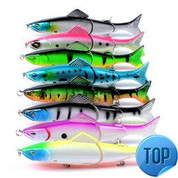 1Pcs Multi Jointed Swim Baits 13cm21g Wobblers Fishing Lures Crank Bait Fishing Bait Suit 2 Segment Hard Artificial Bait Sinking