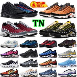 TN Plus Terrascape Running Shoes Men Women TNS Sneakers Unidade Atlanta Triple White Black University Blue Purple Gold Pink Pink Sunset Outdoor Sports Trainers 36-46