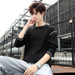 Men's T Shirts Long Sleeve T-shirts Autumn And Winter Casual Fashion Youth Korean Cotton Wear