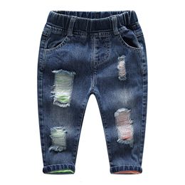 Jeans 1-5T Baby Pants Boys Girls Jeans Spring Autumn Stretchy Denim trousers Children Clothes Toddler Clothing Babe Jeans Pants 230322