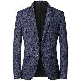 Men's Suits Blazers Brand Blazers Men Jackets Casual Coats Handsome Masculino Business Suits Striped Men's Blazers Tops Hombre Wedding Suit Jacket 230322