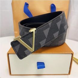 Fashion Accessories Letter Buckle Genuine Leather Belts Width 3.8cm Length 105-125cm Designer Mens Womens Classic Belt Brown White Black Gold Silver with Gift Box