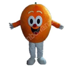 Adult Cute Orange Mascot Costumes Cartoon Character Outfit Suit Xmas Outdoor Party Outfit Adult Size Promotional Advertising Clothings